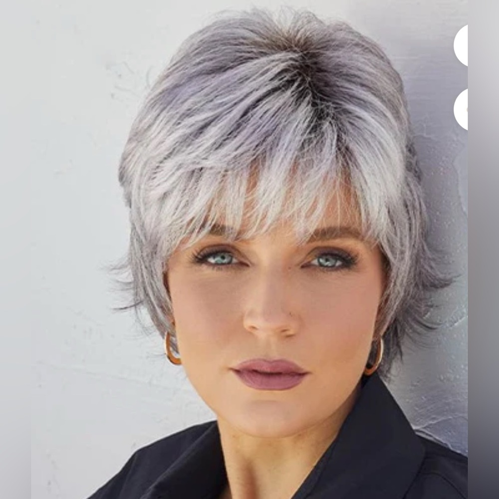 Nour NORIKO Lilac Silver adjustable Wig